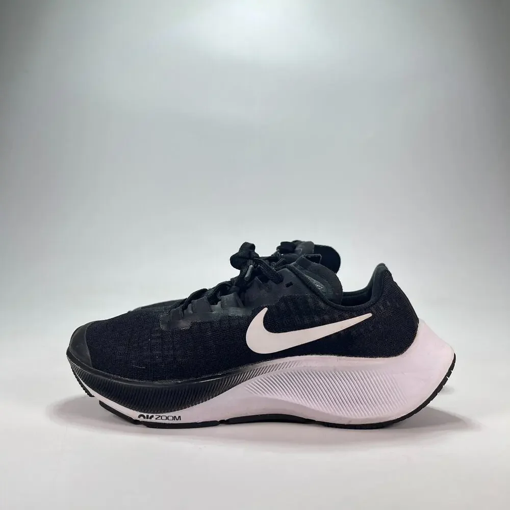 Nike Air Zoom Pegasus 37 Black White Running Shoes CJ2099-002 Youth Size 1.5Y